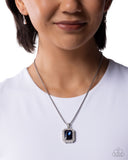 Paparazzi Exaggerated Emerald- Blue Necklace