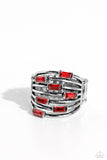 Paparazzi Exceptional Edge - Red