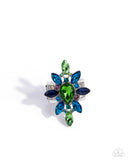 Paparazzi Explosive Element- Green Ring