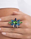 Paparazzi Explosive Element- Green Ring