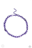 Paparazzi Exuberant Encore - Purple Links Necklace