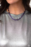 Paparazzi Exuberant Encore - Purple Links Necklace