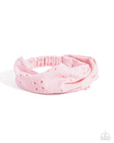 Paparazzi Eyelet Elegance- Pink Headband