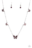 Paparazzi FAIRY Special - Purple Butterfly Necklace