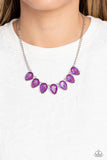 Paparazzi FLIRTY Dancing - Purple Amethyst Necklace