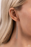 Paparazzi FLYING in Wait - White Butterfly Necklace