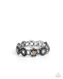 Paparazzi Fabricated Frames- Brown Bracelet
