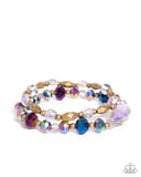 Paparazzi Faceted Fervor- Brass Bracelet