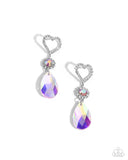 Paparazzi Faceted Frenzy- Pink Earrings