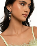 Paparazzi Faceted Frenzy- Pink Earrings