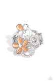 Paparazzi Fairy Circle - Orange Butterfly Ring