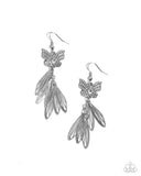 Paparazzi Fairy Dust- White Earrings