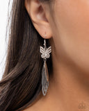 Paparazzi Fairy Dust- White Earrings