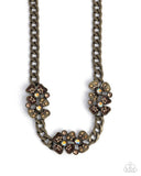 Paparazzi Fairy Florals- Brass Necklace