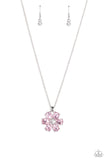 Paparazzi Fancy Flower Girl - Pink Petals Necklace