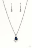 Paparazzi Fancy Fringe - Blue Necklace