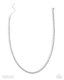Paparazzi Fashionable Follower- Stainless Steel Silver Necklace
