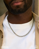 Paparazzi Fashionable Follower- Stainless Steel Silver Necklace