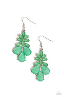 Paparazzi Fashionista Fiesta - Green Earrings