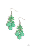 Paparazzi Fashionista Fiesta - Green Earrings