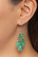 Paparazzi Fashionista Fiesta - Green Earrings