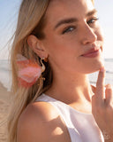 Paparazzi Feathered Flamingo- Orange Earrings
