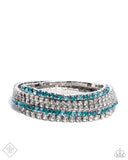 Paparazzi FF JULY24 Feminine Fan - Blue