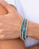 Paparazzi FF JULY24 Feminine Fan - Blue
