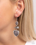 Paparazzi Feminine Feature- Silver Earrings