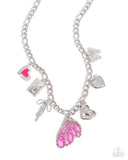 Paparazzi Feminine Finish- Pink Necklace