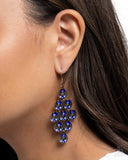 Paparazzi Find Your Sparkle- Blue Earrings