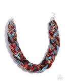 Paparazzi Fine Flannel- Brown Necklace