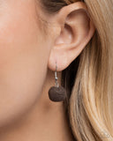 Paparazzi Fine Flannel- Brown Necklace