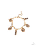 Paparazzi First-Time Mom- Gold Bracelet