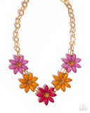 Paparazzi First Date Flowers- Multi Necklace