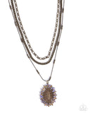 Paparazzi Fitting In- Brass Necklace
