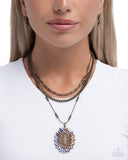 Paparazzi Fitting In- Brass Necklace