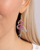 Paparazzi Flamingo Flourish- Pink Earrings