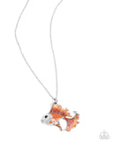 Paparazzi Flashy Fish- Orange Necklace