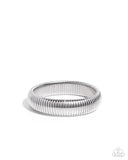 Paparazzi Flashy Fringe- Silver Bracelet
