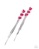 Paparazzi Flawless Favor- Pink Earrings
