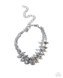 Paparazzi Flickering Facade - Silver