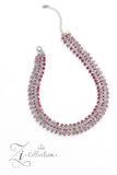 Paparazzi ZI Flirtatious- Glittery Pink Necklace