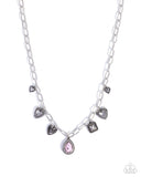 Paparazzi Flirtatious Framing- Pink Necklace