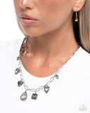 Paparazzi Flirtatious Framing- Pink Necklace