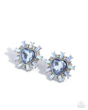 Paparazzi Flirty Feature- Blue Earrings
