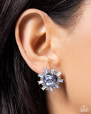 Paparazzi Flirty Feature- Blue Earrings