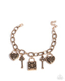 Paparazzi Flirty Filigree- Gold Bracelet