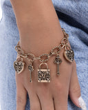 Paparazzi Flirty Filigree- Gold Bracelet