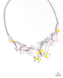 Paparazzi Floating Feature- Yellow Necklace